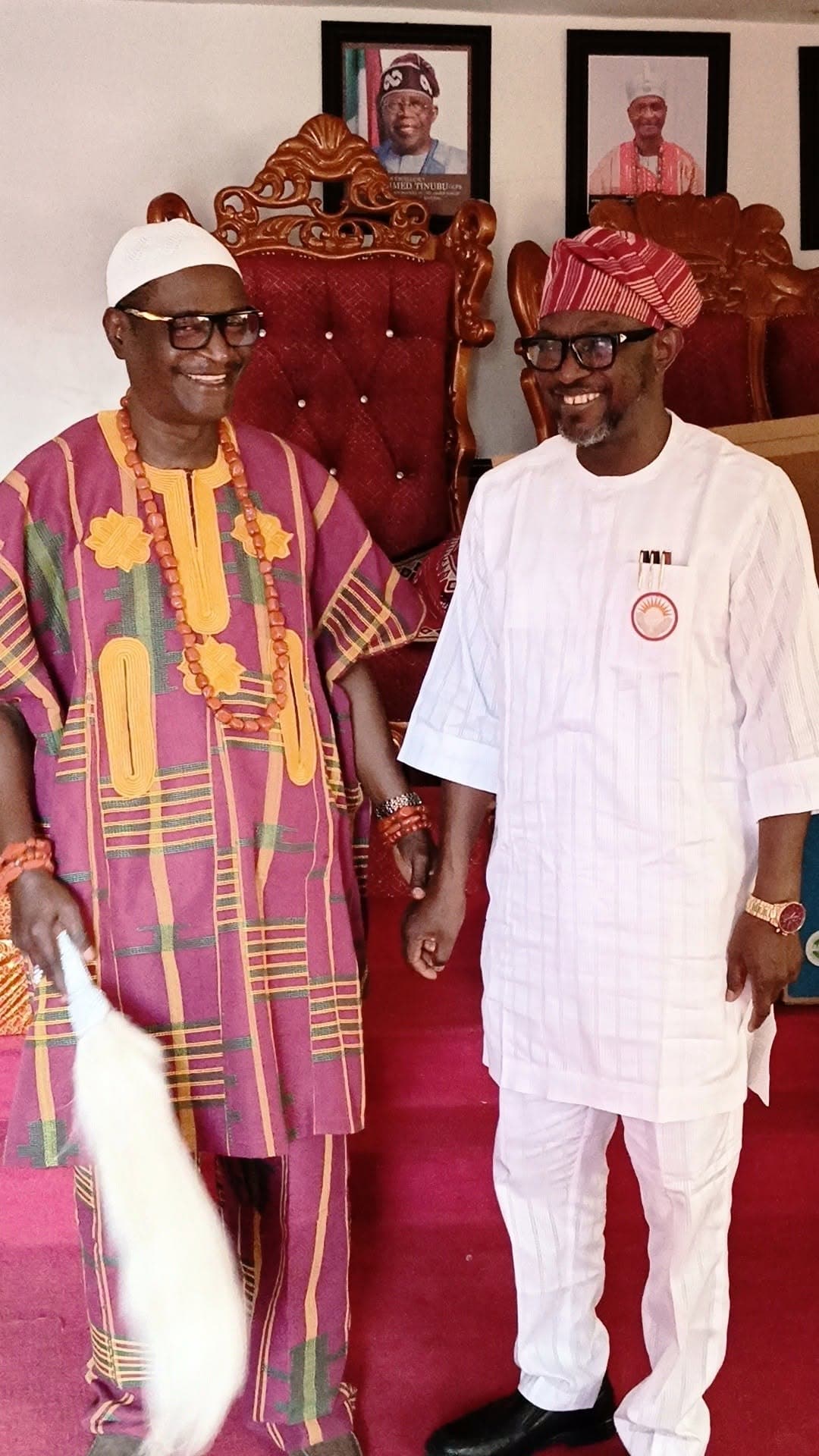 Ogundipe Pays Royal Homage to Olosi, Commends Founders of Mercy Medical Center